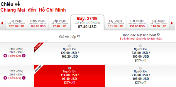 Vé máy bay đi Chiang Mai giá rẻ
