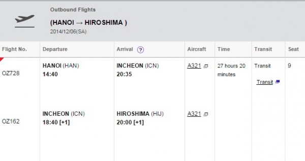 Vé máy bay đi Hiroshima giá rẻ