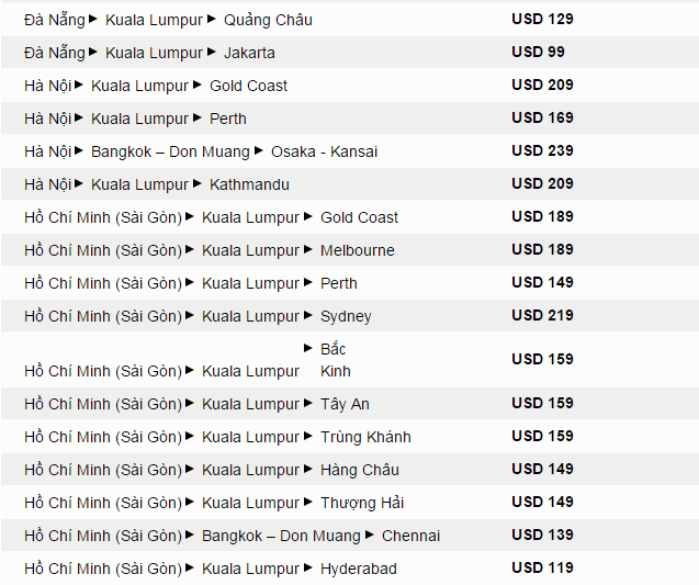 Khuyến mại bay ngay cùng Air Asia với giá cực rẻ