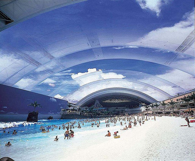 Seagaia Ocean Dome - bãi biển nhân tạo lớn nhất thế giới