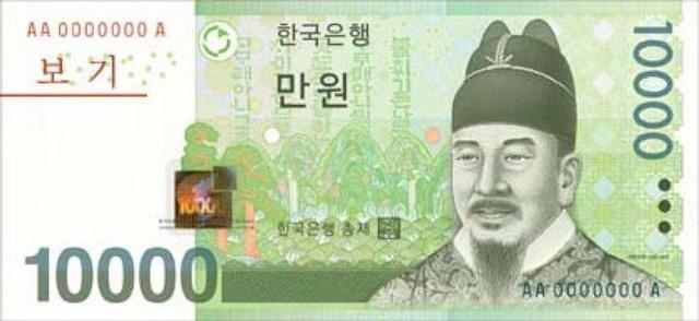 tiền tệ Hàn2